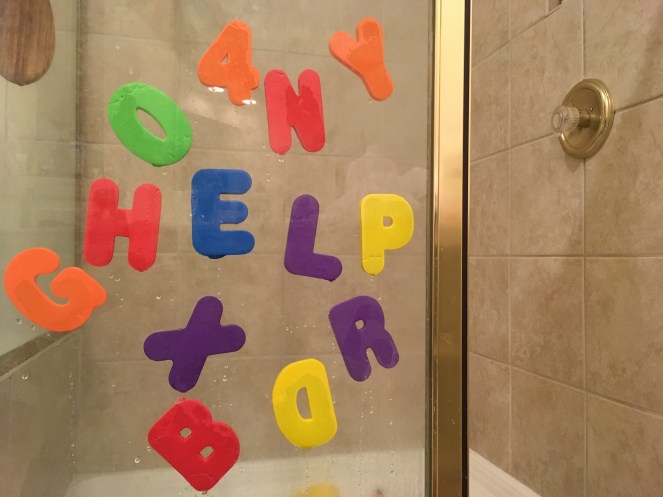 foam shower letters